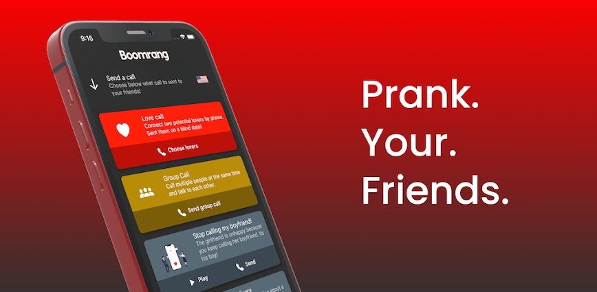 Boomrang – Prank Calls Apk Download background