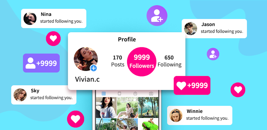 Super Followers up Apk Download background