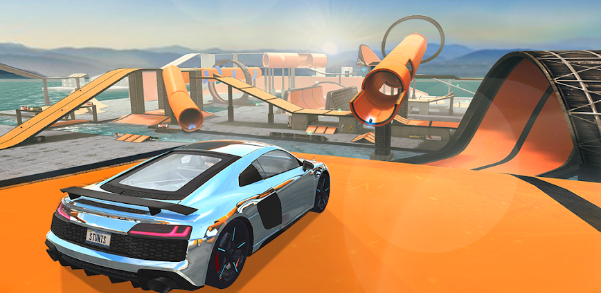 Car Stunt Races: Mega Ramps Apk Download background