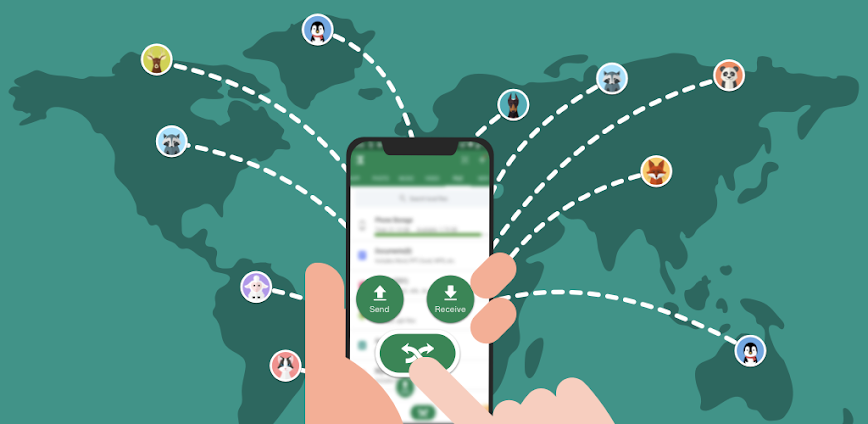 Xender – Share Music Transfer Apk Download background
