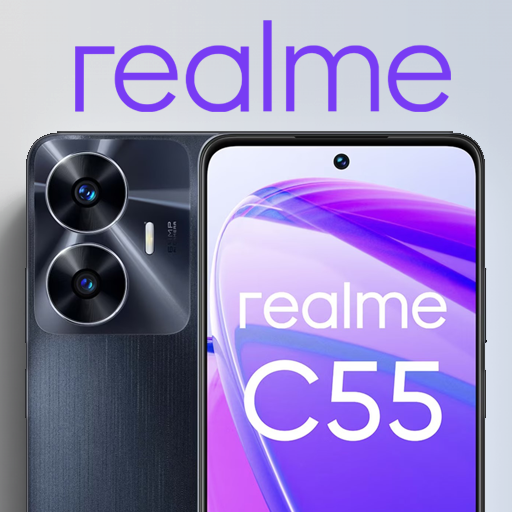 Realme c55 launcher, theme Apk Download icon