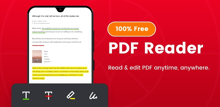 PDF Reader – PDF Viewer Apk Download background